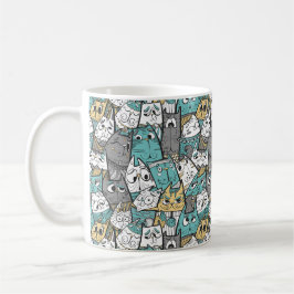 Taza De Café Gatos Personalizados divertidos