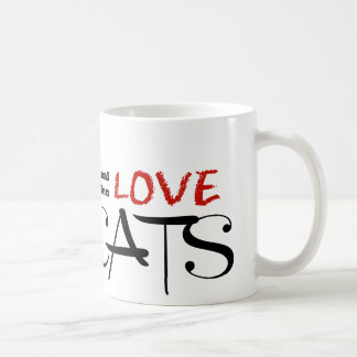 Taza De Café ¡Gatos reales del amor de los hombres!