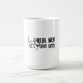 Taza De Café Gatos reales del amor de los hombres