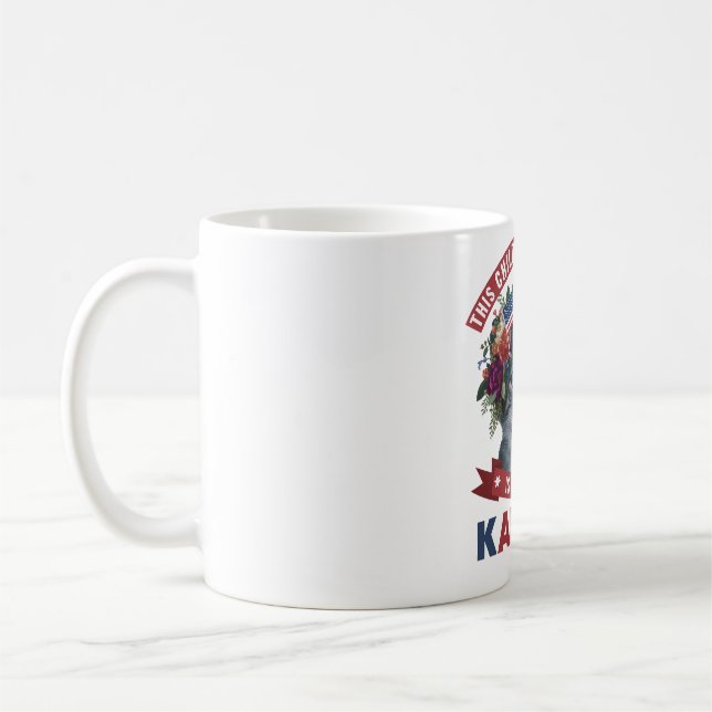 Taza De Café Gatos sin hijos para damas de kamala harris (Izquierda)