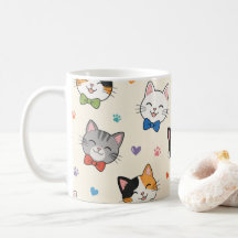 Gatos sonrientes con corbatas