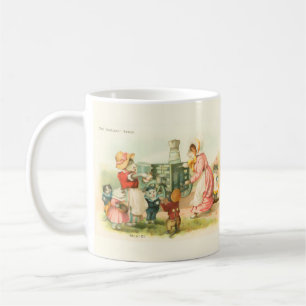 Taza De Café Gatos Victorianos Leche Doncella Serie Infantil Lo