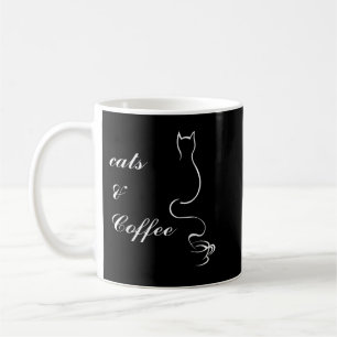 Taza De Café Gatos y café Thirt