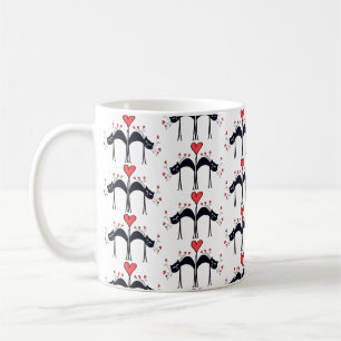Taza De Café Gatos y corazón Café Mug