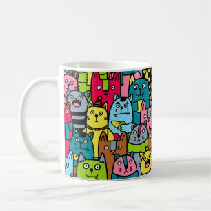 Taza De Café Gatos y gatos