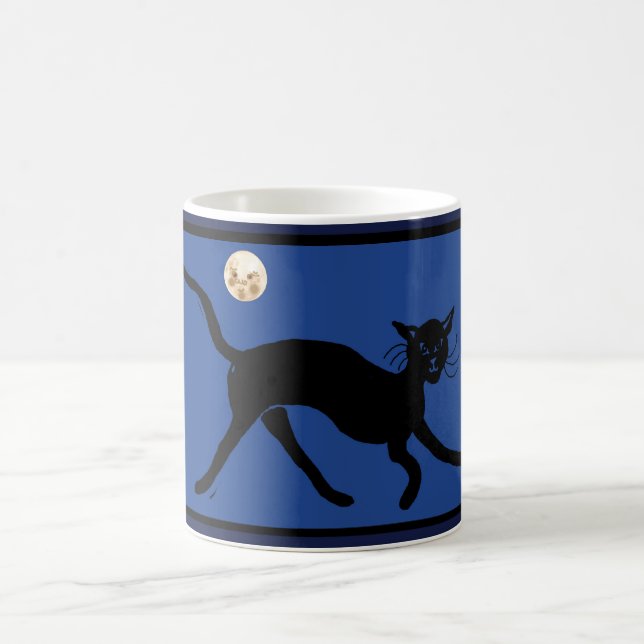 Taza De Café gatos y luna (Centro)