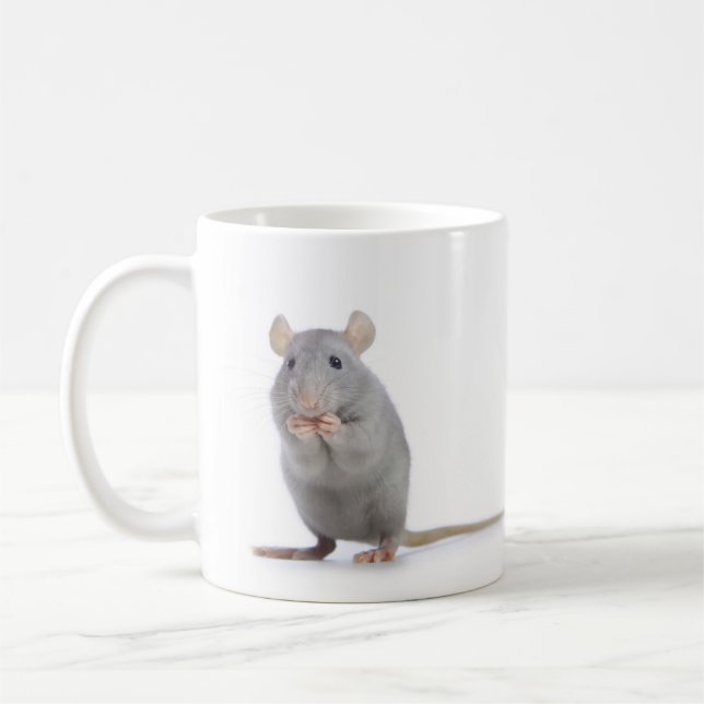Taza De Café gatos y rata (Izquierda)