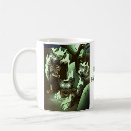 Taza De Café Gatos Zombie de Halloween