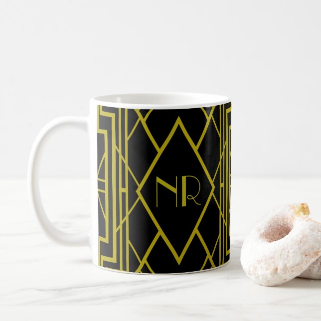 Taza De Café Gatsbylike - negro (Con donut)