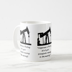 Taza De Café Gauger de campo petrolero Mumpjack