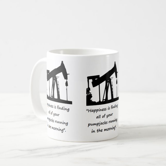 Taza De Café Gauger de campo petrolero Mumpjack (Anverso izquierdo)