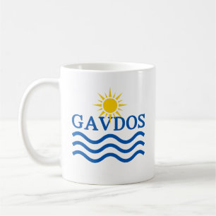 Taza De Café GAVDOS Grecia, ondas solares
