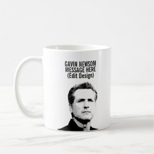 Taza De Café Gavin Newsom personalizado