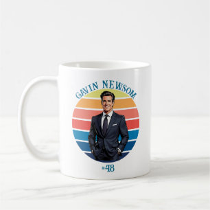 Taza De Café Gavin Newsom Vintage #48