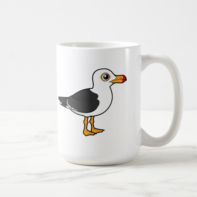 Taza De Café Gaviota del Pacífico Birdorable (Derecha)