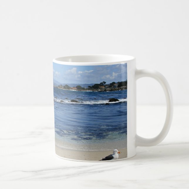 Taza De Café Gaviota en la playa (Derecha)