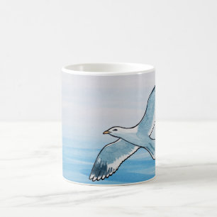 Taza De Café Gaviota en vuelo