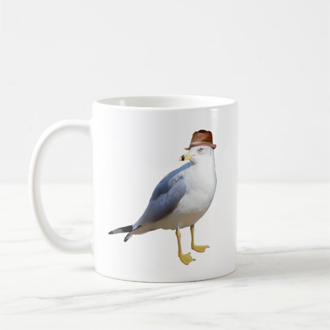 Taza De Café Gaviota Usando Muñeca (Izquierda)