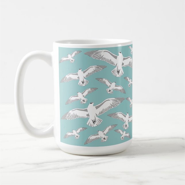 Taza De Café Gaviotas Galore Coffee Mug (Izquierda)