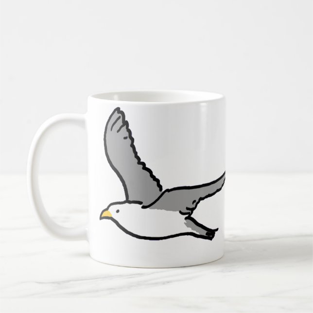 Taza De Café Gaviotas voladoras (Izquierda)