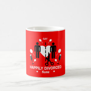 Taza De Café Gay Guy Divorcio Fiesta Coffee Mug
