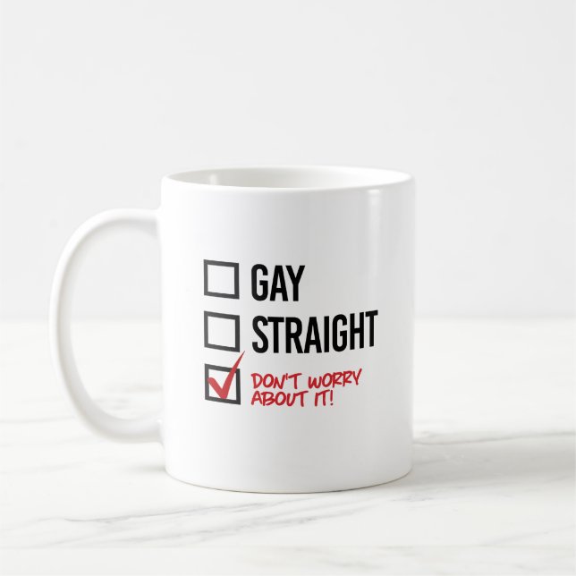 Taza De Café ¿Gay o directo? (Izquierda)