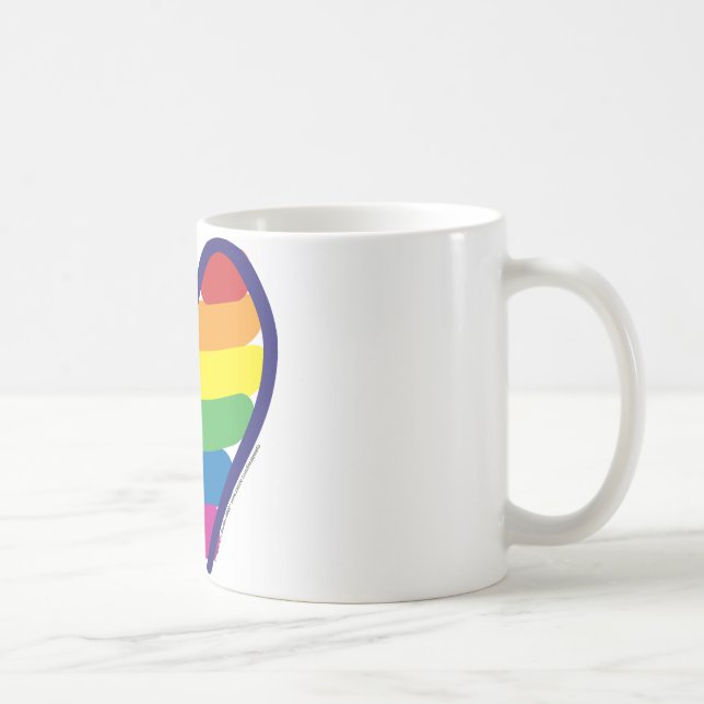 Taza De Café GAY-PRIDE-HEART-In-Catneato (Derecha)