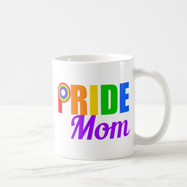 Taza De Café Gay Pride Mom (Derecha)