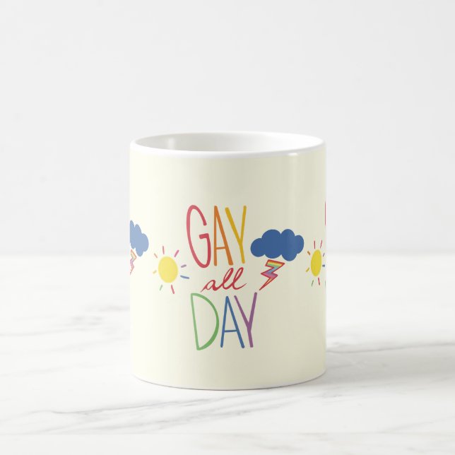 Taza De Café Gay todo el día (Centro)