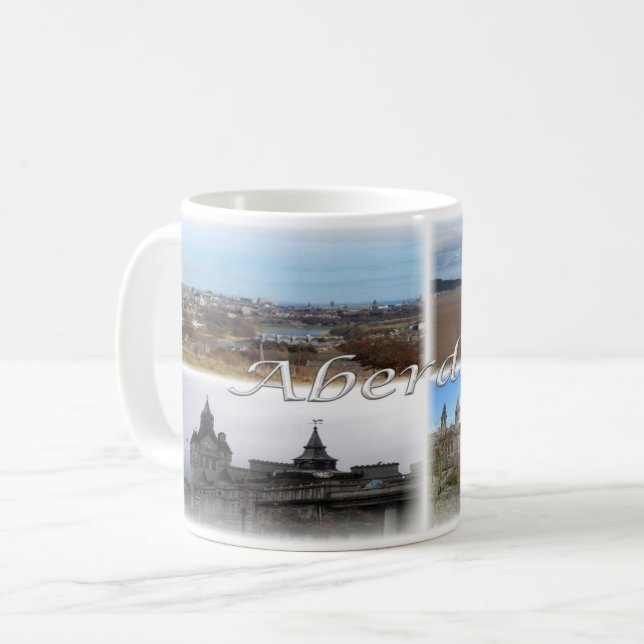 Taza De Café GB Escocia - Aberdeen - (Anverso izquierdo)