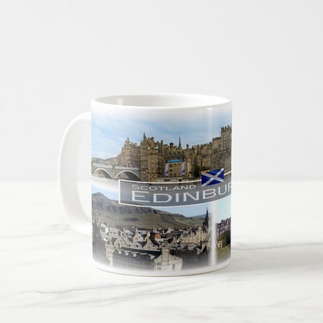 Taza De Café GB Escocia - Edimburgo - (Anverso izquierdo)