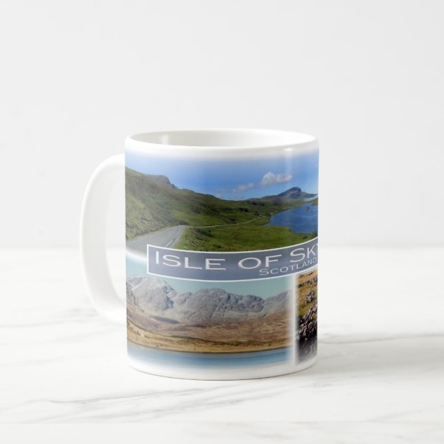 Taza De Café GB Escocia - La Isla de Skye Escocia - (Anverso izquierdo)