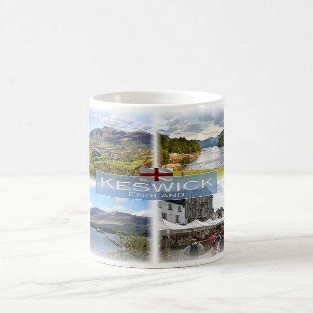 Taza De Café GB Inglaterra - Keswick y Lake District - (Centro)
