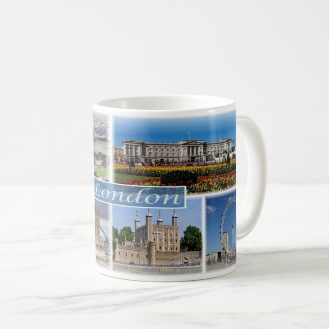 Taza De Café GB Inglaterra - Londres - (Anverso derecho)