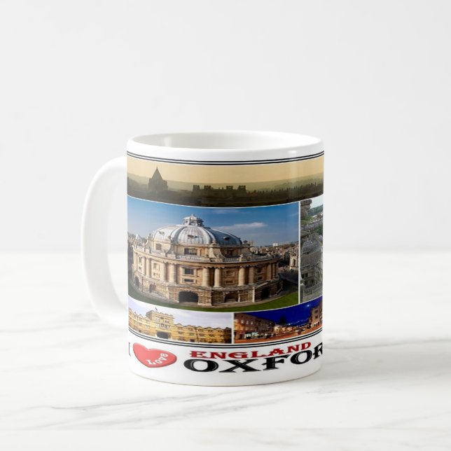 Taza De Café GB Inglaterra -Oxford - (Anverso izquierdo)