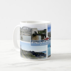 Taza De Café GB Inglaterra - Plymouth Devon -