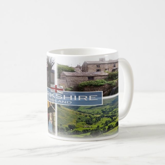 Taza De Café GB Inglaterra - Yorkshire - (Anverso derecho)