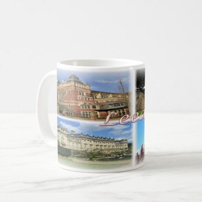 Taza De Café GB Inglaterra - Yorkshire - Leeds - (Anverso izquierdo)