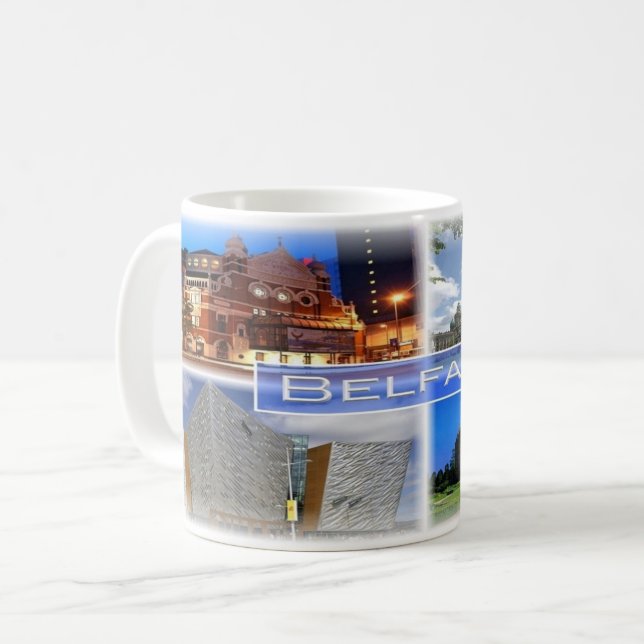 Taza De Café GB Irlanda del Norte - Belfast - (Anverso izquierdo)