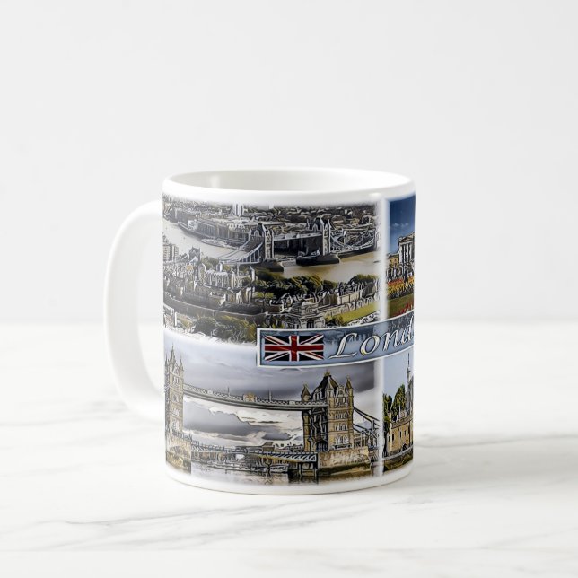 Taza De Café GB ^ Reino Unido - Inglaterra - Londres (Anverso izquierdo)