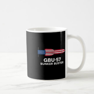 Taza De Café Gbu-57 Bunker Buster American Flag 4th Of July Tan
