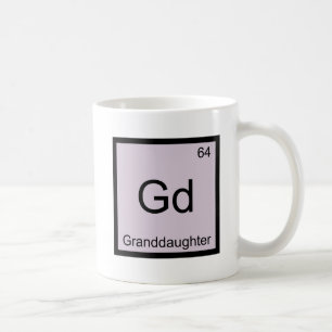 Taza De Café Gd - Camiseta del símbolo del elemento químico par