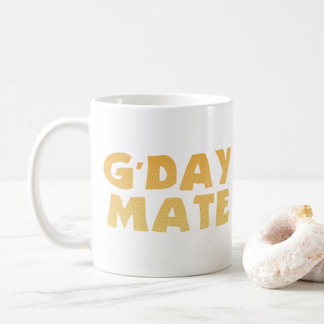 Taza De Café G'Day Mate Mug (Con donut)
