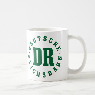 Taza De Café GDR, DDR Railway/- Reichsbahn Alemán Sign