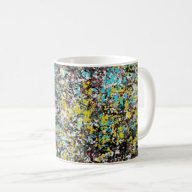 Taza De Café Geared Toward Abstract Art Design Lover  (Anverso derecho)