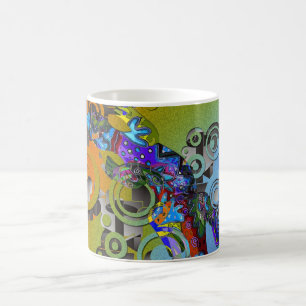 Taza De Café Gecko abstracto