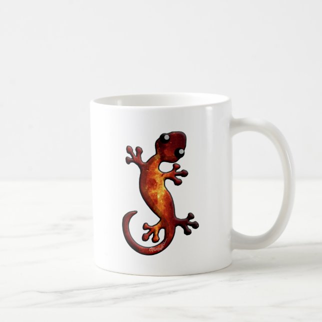 Taza De Café Gecko celestial del tema (Derecha)