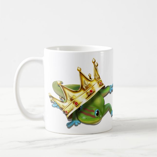 Taza De Café Gecko con corona (Izquierda)