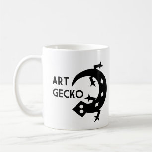 Taza De Café Gecko del arte