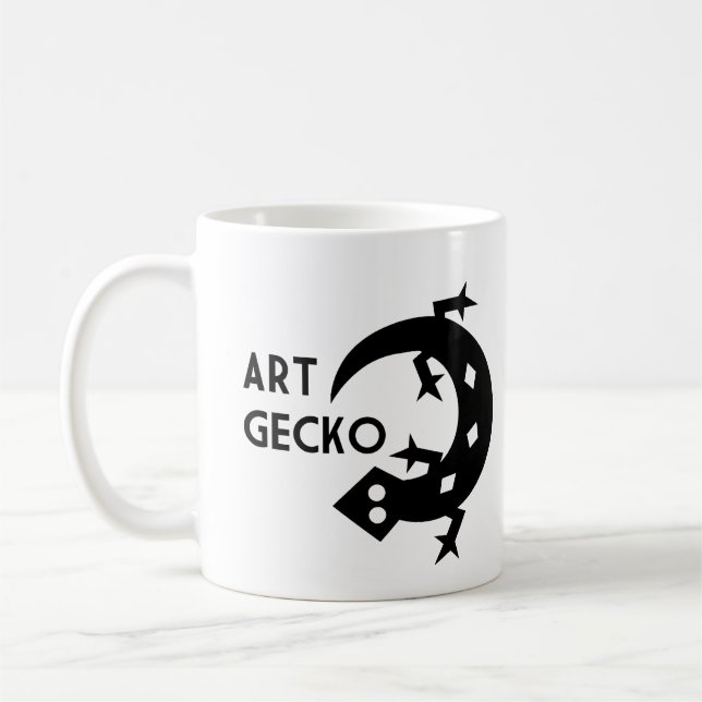 Taza De Café Gecko del arte (Izquierda)